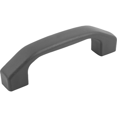 Pull Handle L=122, Form:B, Polyamide Black Ral7021, Comp:Stainless Steel, A=100, D=M05